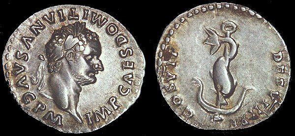 denarius van domitianus